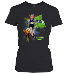 Harley Quinn Seattle Seahawks Of Prey Women's T-Shirt - kambletee