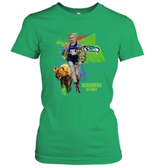 Harley Quinn Seattle Seahawks Of Prey Women's T-Shirt - kambletee