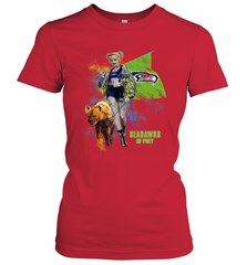 Harley Quinn Seattle Seahawks Of Prey Women's T-Shirt - kambletee