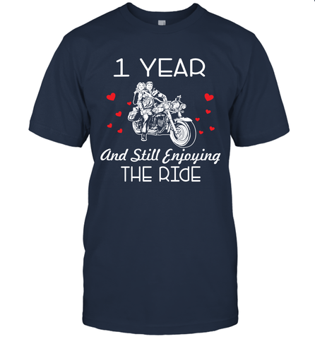 1 Year And Still enjoying The Ride Anniversary Shirt Unisex T-Shir - kambletee