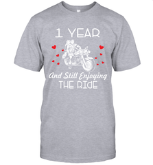 1 Year And Still enjoying The Ride Anniversary Shirt Unisex T-Shir - kambletee