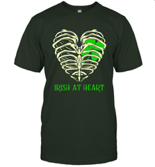 Irish at heart St Patricks Day Men's T-Shirt - kambletee