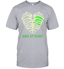 Irish at heart St Patricks Day Men's T-Shirt - kambletee