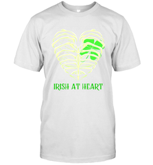 Irish at heart St Patricks Day Men's T-Shirt - kambletee