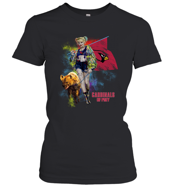 Harley Quinn Arizona Cardinals Of Prey Women's T-Shirt - kambletee