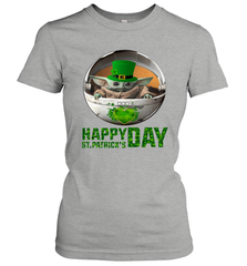 Baby Yoda Happy St Patrick's Day Women's T-Shirt - kambletee