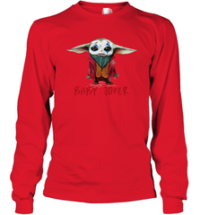 Baby Yoda Baby Joker Long Sleeve T-Shirt - kambletee