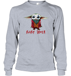Baby Yoda Baby Joker Long Sleeve T-Shirt - kambletee