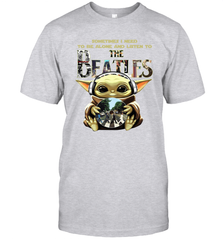Baby Yoda I Need To Be Alone And Listen To The Beatles Men's T-Shirt - kambletee