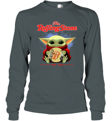 Star Wars Baby Yoda hug The Rolling Stones band 1962 2020 Long Sleeve T-Shirt - kambletee