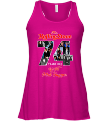The Rolling Stones 74 Years Old signature Mick Jagger Racerback Tank - kambletee