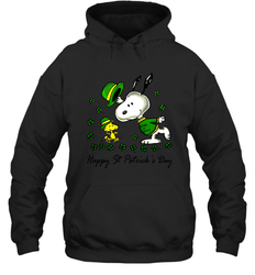 Snoopy and Woodstock Erin go beagle Happy Patricks Day Hoodie - kambletee