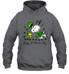 Snoopy and Woodstock Erin go beagle Happy Patricks Day Hoodie - kambletee