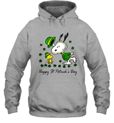 Snoopy and Woodstock Erin go beagle Happy Patricks Day Hoodie - kambletee