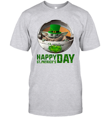 Baby Yoda Happy St Patrick's Day Men's T-Shirt - kambletee