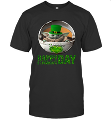 Baby Yoda Happy St Patrick's Day Men's T-Shirt - kambletee