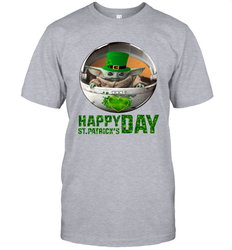 Baby Yoda Happy St Patrick's Day Men's T-Shirt - kambletee