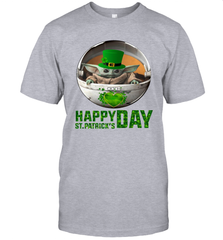 Baby Yoda Happy St Patrick's Day Men's T-Shirt - kambletee