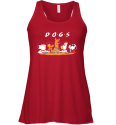 Snoopy and Dogs Friends TV show Racerback Tank - kambletee