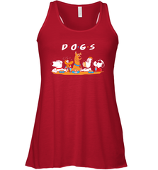 Snoopy and Dogs Friends TV show Racerback Tank - kambletee