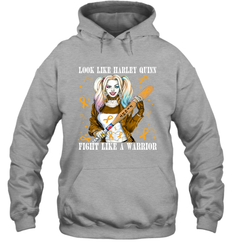 Harley Quinn Fight Like A Warrior Appendix Cancer Awareness Hoodie - kambletee