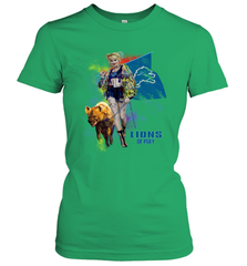 Harley Quinn Detroit Lions Of Prey Women's T-Shirt - kambletee