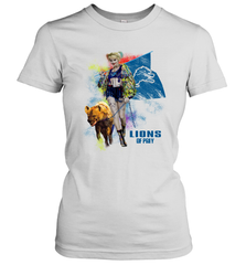 Harley Quinn Detroit Lions Of Prey Women's T-Shirt - kambletee