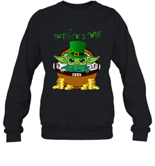 Baby Yoda The Mandalorian Happy St Patrick's Day Sweatshirt - kambletee