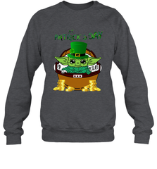 Baby Yoda The Mandalorian Happy St Patrick's Day Sweatshirt - kambletee