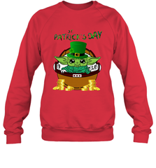 Baby Yoda The Mandalorian Happy St Patrick's Day Sweatshirt - kambletee