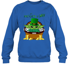 Baby Yoda The Mandalorian Happy St Patrick's Day Sweatshirt - kambletee