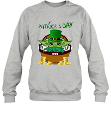 Baby Yoda The Mandalorian Happy St Patrick's Day Sweatshirt - kambletee