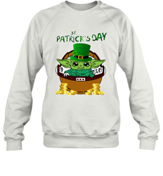 Baby Yoda The Mandalorian Happy St Patrick's Day Sweatshirt - kambletee