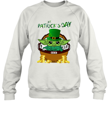 Baby Yoda The Mandalorian Happy St Patrick's Day Sweatshirt - kambletee
