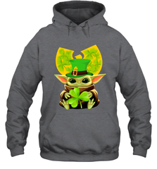 Wu Tang Clan baby Yoda hug Irish clover Hoodie - kambletee