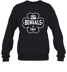 Patrick's Day Shamrock For Cincinnati Bengals Fans Sweatshirt - kambletee