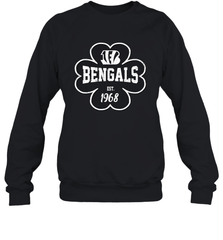Patrick's Day Shamrock For Cincinnati Bengals Fans Sweatshirt - kambletee
