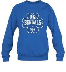 Patrick's Day Shamrock For Cincinnati Bengals Fans Sweatshirt - kambletee