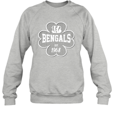 Patrick's Day Shamrock For Cincinnati Bengals Fans Sweatshirt - kambletee