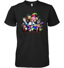 Gnome playing guitar St Patrick's Day Premium Men's T-Shirt - kambletee