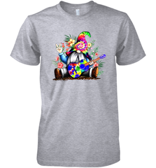 Gnome playing guitar St Patrick's Day Premium Men's T-Shirt - kambletee