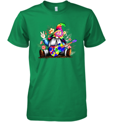 Gnome playing guitar St Patrick's Day Premium Men's T-Shirt - kambletee