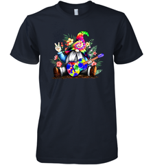Gnome playing guitar St Patrick's Day Premium Men's T-Shirt - kambletee