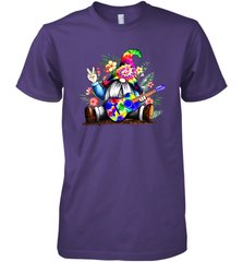 Gnome playing guitar St Patrick's Day Premium Men's T-Shirt - kambletee