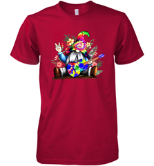 Gnome playing guitar St Patrick's Day Premium Men's T-Shirt - kambletee