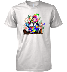 Gnome playing guitar St Patrick's Day Premium Men's T-Shirt - kambletee
