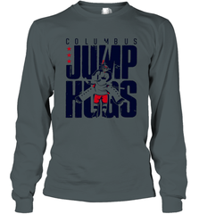Columbus Jump Hugs Long Sleeve T-Shirt - kambletee
