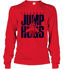Columbus Jump Hugs Long Sleeve T-Shirt - kambletee