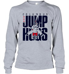 Columbus Jump Hugs Long Sleeve T-Shirt - kambletee