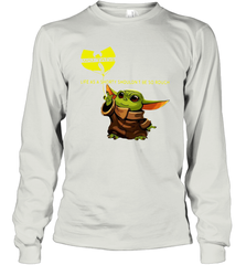 Star Wars Baby Yoda holding Wu Tang Long Sleeve T-Shirt - kambletee